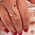 Anel Z Ouro 18k Diamantes - Imagem 1