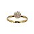 Anel Chuveiro Rainha Pequeno Ouro 18k - Diamante Cultivado 15pts - Imagem 11