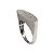 Anel Pavê Ouro Branco 18k Brilhante Moissanite 48 Pts - Imagem 6