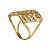 Anel Vazado Diamantado Ouro 18k - Imagem 5