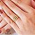 Anel 3 Aros Ouro 18k - Imagem 1