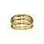 Anel 3 Aros Ouro 18k - Imagem 8