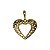 Pingente Coração Diamantado Ouro 18k - Imagem 1