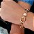 Pulseira Berloque Ouro 18k Zircônias - Imagem 1