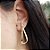 Brinco Grande Gancho Ouro 18k - Imagem 2