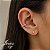 Piercing Orelha Ouro 18k Zircônias - Imagem 3