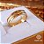 1 Aliança Casamento Ouro 18k Fosco - Imagem 1