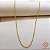 Cordão Elo Português Ouro 18k - 45cm - Imagem 1