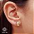 Brinco Pequeno Gota Bold Ouro 18k - Imagem 1