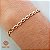 Pulseira Malha Grão de Arroz Ouro 18k - Imagem 1