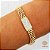 Pulseira Pipoca Ouro 18k Zircônias - Imagem 1