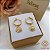 Kit Brinco Argola Ouro 18k + Pingente São Bento Ouro 18k - Imagem 1