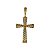 Pingente Cruz Ouro 18k Zircônias - Imagem 6