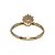 Anel Chuveiro Ouro 18k Diamantes - Imagem 8