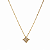 Kit Cordão Ouro 18k + Pingente Chuveiro Quadrado Ouro 18k - Imagem 1