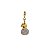 Pingente Saco de Dinheiro Ouro 18k Zircônias - Imagem 2