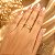 Anel Estamparia Ouro 18k - Imagem 1
