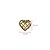 Brinco Coração Diamantado Ouro 18k - Imagem 3