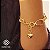 Pulseira Coração Ouro 18k - Imagem 1