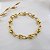 Pulseira Cadeado Esferas Ouro 18k - Imagem 4