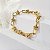 Pulseira Cadeado Esferas Ouro 18k - Imagem 9