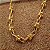 Gargantilha Bold Cadeado Esferas Ouro 18k - Imagem 8