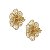 Brinco Flor Filigrana Ouro 18k - Imagem 5