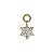 Pingente Estrela Ouro 18k Zircônia - Imagem 1