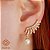Brinco Pérola Ear Cuff Ouro 18k Zircônias - Imagem 1