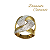 Anel Torcido Ouro 18k Diamante 136 Pts Cultivado - Imagem 1