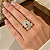 Anel Torcido Ouro 18k Moissanite - Imagem 7