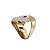 Anel Torcido Ouro 18k Diamante 136 Pts Cultivado - Imagem 10