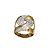Anel Torcido Ouro 18k Diamante 136 Pts Cultivado - Imagem 11