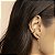 Brinco Ear Cuff Ouro 18k Pedras Naturais - Imagem 9