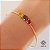 Bracelete Ouro 18k Pedras Naturais - Imagem 1