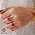 Anel Ouro 18k Pedras Naturais - Imagem 1