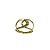 Anel Elos Ouro 18k Diamante - Imagem 1