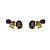 Brinco Ear Cuff Ouro 18k Pedras Naturais - Imagem 1