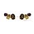 Brinco Ear Cuff Ouro 18k Pedras Naturais - Imagem 3