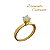 Anel Solitário Ouro 18k Diamante Cultivado 40 pts - Imagem 1