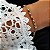 Pulseira Esferas Ouro 18k Pedras Naturais - Imagem 7
