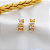 Brinco Navete Ouro 18k e Moissanite - Imagem 2