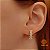 Brinco Navete Ouro 18k Diamante Cultivado 1,2 Cts - Imagem 1
