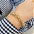 Pulseira Elo Bizantina Ouro 18k - Imagem 3