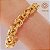 Pulseira Elo Bizantina Ouro 18k - Imagem 1