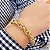 Pulseira Elo Bizantina Ouro 18k - Imagem 1