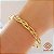 Bracelete Bold Trançado Ouro 18k - Imagem 1