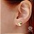 Brinco Bold Esfera Lentilha Ouro 18k - Imagem 1