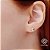 Brinco Esfera Lentilha Ouro 18k - Imagem 1