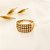 Anel Aparador Ouro 18k Moissanite - Imagem 2